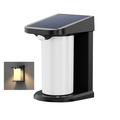 Lampă solară cu LED pentru exterior / lampă de perete cu senzor de mișcare PIR YH0619-PIR - alb cald
