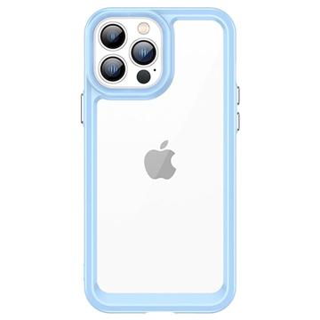 Husă Hibrid iPhone 12 Pro - Seria Outer Space - Albastru