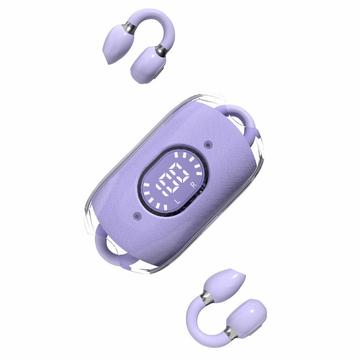 P-Q9 140-Language Clip-on Căști wireless de traducere - Violet