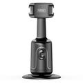 P01 pro 360 de grade inteligent de urmărire a camerei Gimbal cu stabilizator portabil de Gimbal cu sabot rece - negru