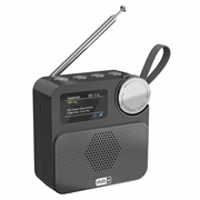 Radio portabil P2D DAB+ cu Bluetooth 5.0 - 1.47" - Negru