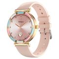 P61 Ceas inteligent elegant pentru femei - Auriu / Roz