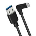 Cablu de conectare VR USB-C de mare viteză PQ102 pentru PC, compatibil cu Meta Quest 2/3/3S - 1.5m / 10 Gbps - Negru