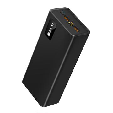 Baterie externă PSOOO M16 30000mAh - Încărcare rapidă 65W pentru laptop și telefon mobil - Negru