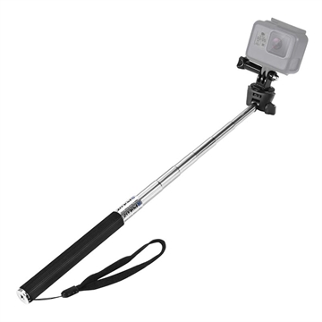 PULUZ PU55 Telescopic Selfie Stick pentru camere de acțiune GoPro & DJI - 20-97cm