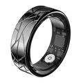 PX02 Crack Design Smart Ring multifuncțional cu control foto - Dimensiune: 21.5mm - Negru