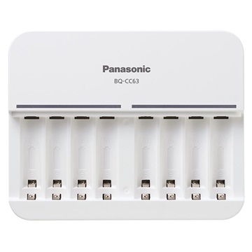 Panasonic Eneloop 8 x AA/AAA Incarcator BQ-CC63 - Alb