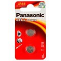 Baterie buton micro alcalină Panasonic LR44 - 2 Stk.