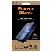 Geam Protecție - 9H - PanzerGlass AntiBacterial - iPhone 13 Pro Max - Antiorbire - Case Friendly - Marginea Neagră