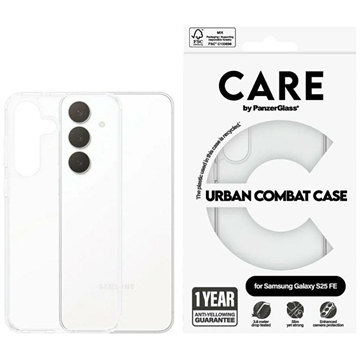 Husă Samsung Galaxy S25 FE PanzerGlass Care Urban Combat - Transparent