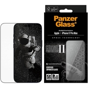 Protecție de ecran iPhone 17 Pro Max PanzerGlass Ceramic II Protection Ultra-Wide Fit EasyAligner - 9H - Marginea neagră