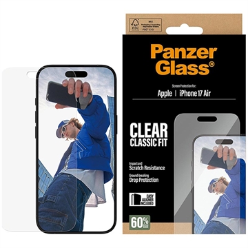 Protector de ecran din sticlă temperată iPhone Air PanzerGlass Classic Fit EasyAligner - 9H