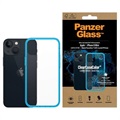 Husă Antibacteriană iPhone 13 Mini - PanzerGlass ClearCase - Albastru / Clar