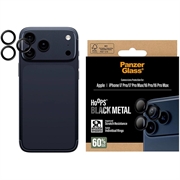 Protector pentru lentile de cameră iPhone 17 Pro/17 Pro Max/16 Pro/16 Pro Max PanzerGlass Hoops - negru