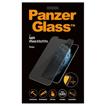 Geam Protecție Ecran - 9H - iPhone 11 Pro/XS - PanzerGlass Standard Fit Privacy