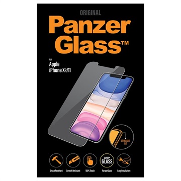 Geam Protecție Ecran - 9H - Sticlă Temperată iPhone XR / iPhone 11 - PanzerGlass - Transparent