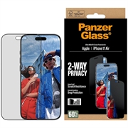 Protector de ecran Privacy iPhone Air PanzerGlass Ultra-Wide Fit EasyAligner 2-Way - 9H - Margine neagră