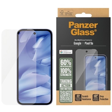Geam Protecție Ecran Google Pixel 9a - PanzerGlass Ultra-Wide Fit EasyAligner - Clar