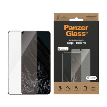 Geam Protecție Ecran - 9H - Google Pixel 8 Pro - PanzerGlass Ultra-Wide Fit - Marginea Neagră