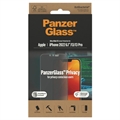 Geam Protecție Ecran iPhone 13/13 Pro/14 - PanzerGlass Ultra-Wide Fit Privacy - Negru