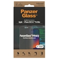 Geam Protecție Ecran iPhone 14 Pro Max - PanzerGlass Ultra-Wide Fit Privacy - Negru