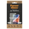 Geam Protecție Ecran iPhone 13/13 Pro/14 - PanzerGlass Ultra-Wide Fit EasyAligner - Marginea neagră