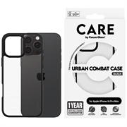 Husă iPhone 16 Pro Max PanzerGlass Care Urban Combat - Negru / Transparent