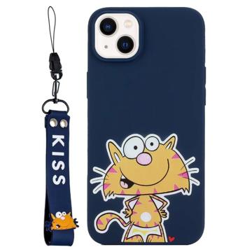 Husă TPU cu Curea iPhone 14 Plus din - Kiss