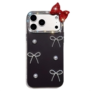 Husă hibridă decorativă cu fundă iPhone 18 Pro/17 Pro - Negru