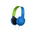 Philips SHK2000BL Căști cu cască pentru ureche pentru copii cu limitatoare de sunet - albastru / verde
