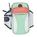 Pictet.Fino PF105 - Brățară sportivă cu două buzunare pentru telefoane de până la 7" - Verde