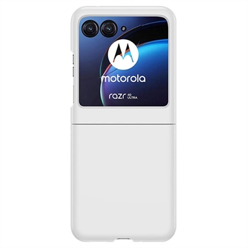 Husă Plastic Motorola Razr 40 Ultra - Alb