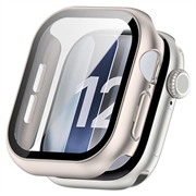Husă Plastic cu Protector Ecran Apple Watch Series 12 - 47mm - Auriu Roze