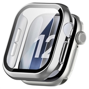 Husă Plastic cu Protector Ecran Apple Watch Series 12 - 47mm - Argintiu