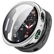 Husă Plastic cu Protector Ecran - Samsung Galaxy Watch9 - 44mm - Argintiu mat