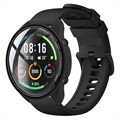 Husă Plastic cu Protector Ecran - 9H - Xiaomi Mi Watch Color - Negru