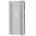Husă de lux Huawei Mate 10 Mirror View Flip - Argintie
