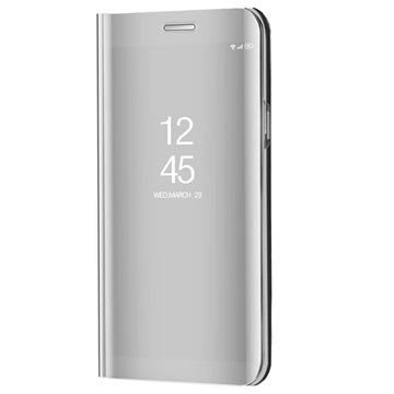 Husă de lux Huawei Mate 10 Mirror View Flip - Argintie