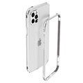 Polar Lights Style Ramă De Protecție Bumper Metal iPhone 12 Pro Max - Argintiu