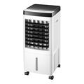 Aparat de aer condiționat portabil cu ventilator tip turn și telecomandă - 10l - Alb