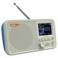 Radio Portabil DAB Și Boxă Bluetooth C10 - Alb / Albastru