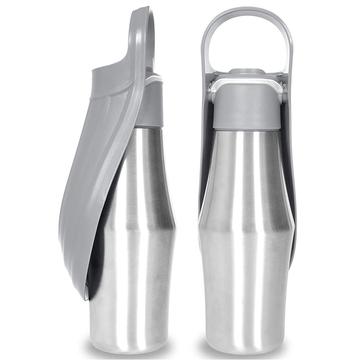 Sticlă de apă portabilă din oțel inoxidabil pentru câini - 750ml