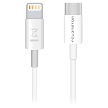 Cablu USB-C / Lightning Powerstar - 1m (Ambalaj Deschis - Vrac Acceptabil)