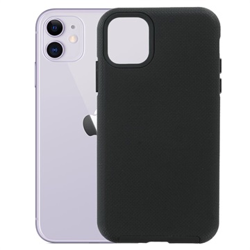 Husă hibridă Prio Double Shell pentru iPhone 11 - neagră