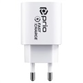 Încărcător USB-C Prio Fast Charge - 20W - Alb