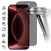 Protector de ecran din sticlă temperată cu acoperire completă iPhone 18 Pro Max cu plasă de protecție împotriva prafului