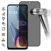 Protector de Ecran Motorola Moto E15 - Privacy Full Cover - Marginea Neagră