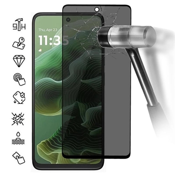 Protector de Ecran Motorola Moto G35 - Privacy Full Cover - Marginea Neagră