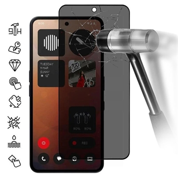 Protector de Ecran Nothing Phone (3a)/(3a) Pro - Privacy Full Cover - Marginea Neagră