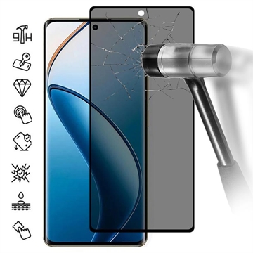 Protector de Ecran Realme 12 Pro/12 Pro+ - Privacy Full Cover - Marginea Neagră